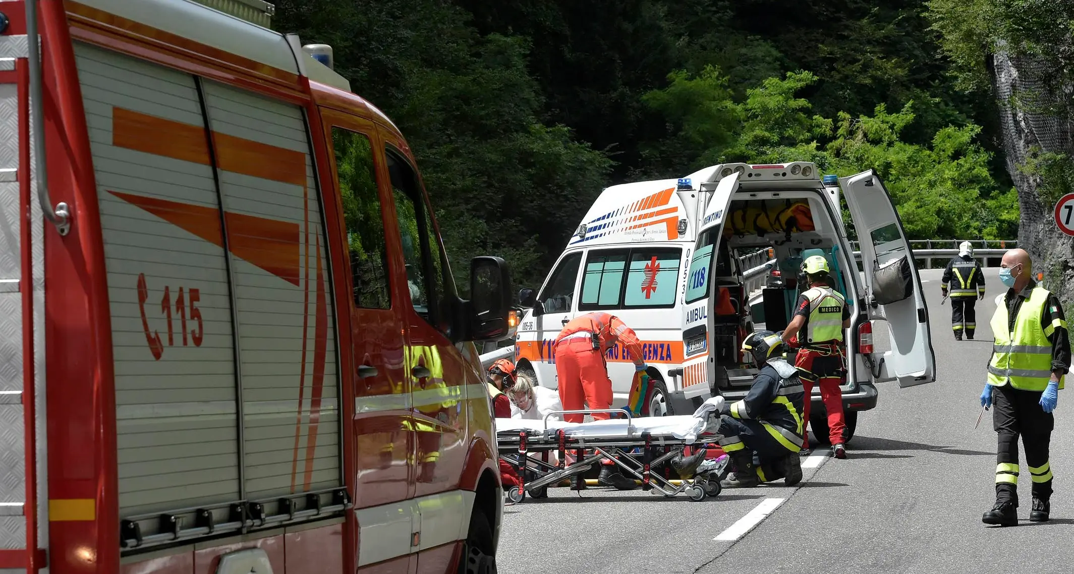 Bus de Vela: scontro auto-moto Grave un centauro di 64 anni
