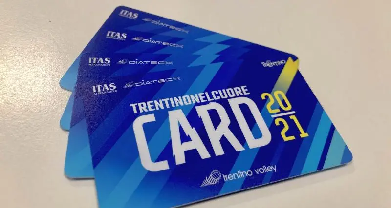 Per i tifosi dell'Itas da oggi la super-tessera «Trentinonelcuore Card»