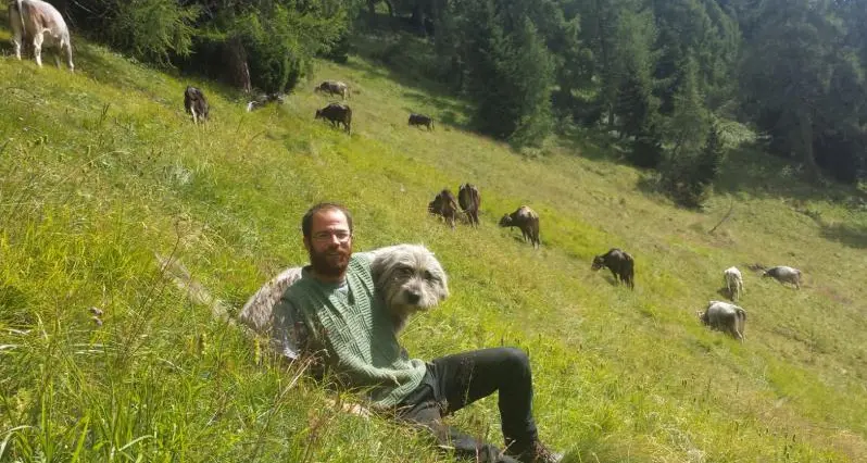 Damiano, malgaro felice e il video di Latte Trento che è già diventato virale