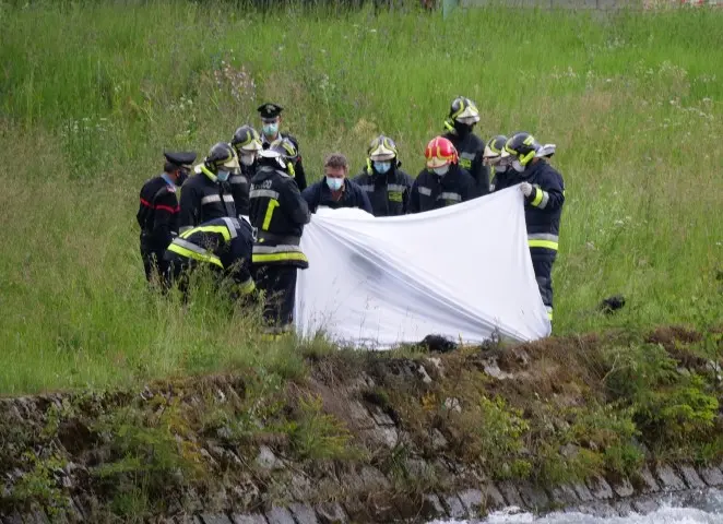 Foto Bertolini (pescatore morto fulminato sul fiume Vermigliana a Cusiano di Ossana)