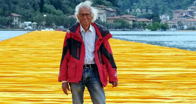 Lutto nel mondo dell'arte Addio a Christo, creò la passerella sul lago d'Iseo