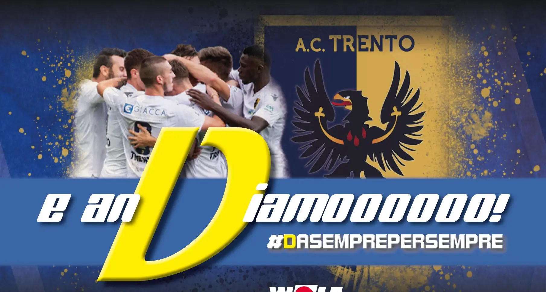 Il Calcio Trento torna in serie D Giacca: «Raccogliamo ciò che abbiamo seminato»