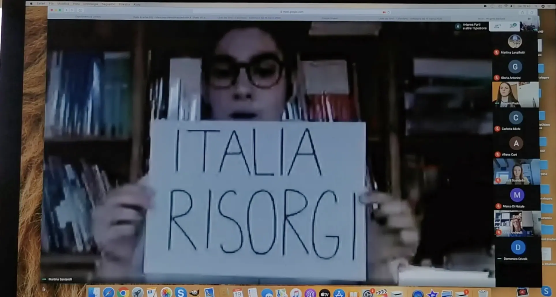 Gli studenti del Liceo Da Vinci e il loro video fra Dante e il virus: il plauso della ministra Azzolina