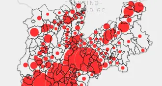 Coronavirus: in Trentino si è arrivati a 300 morti Ecco la mappa aggiornata