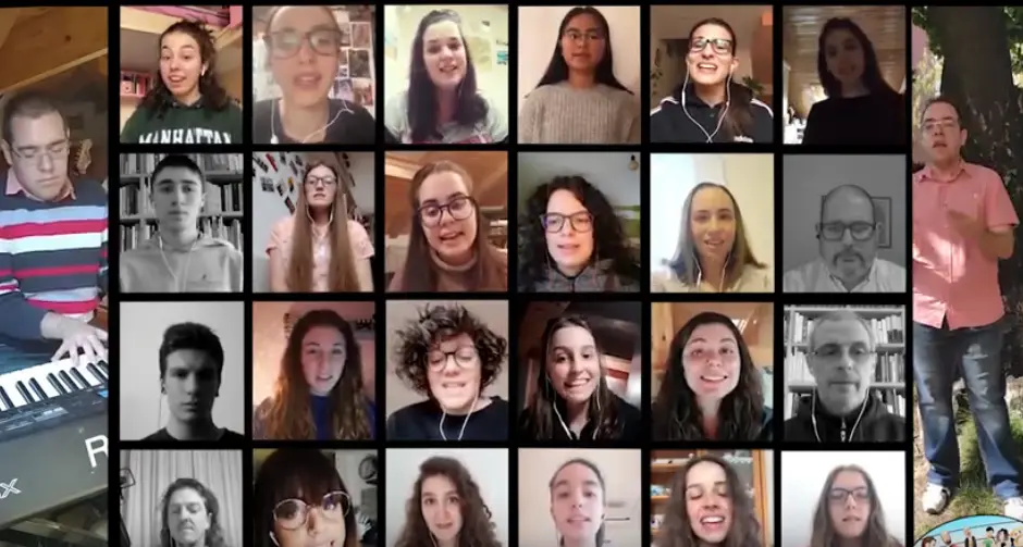 Il virus non riesce a portare via \"Un milione di sogni\" con il coro RigoDritto - VIDEO
