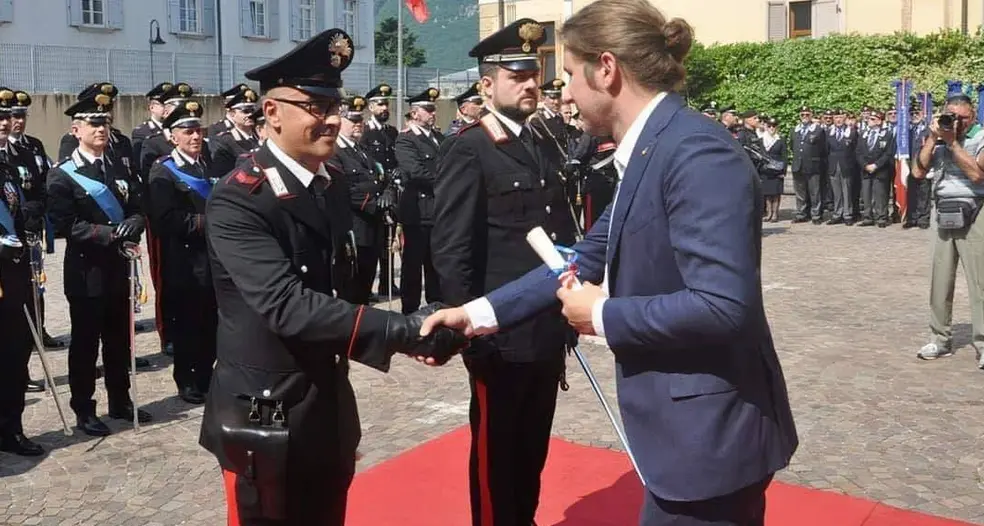 Il tricolore dell'assessore Bisesti