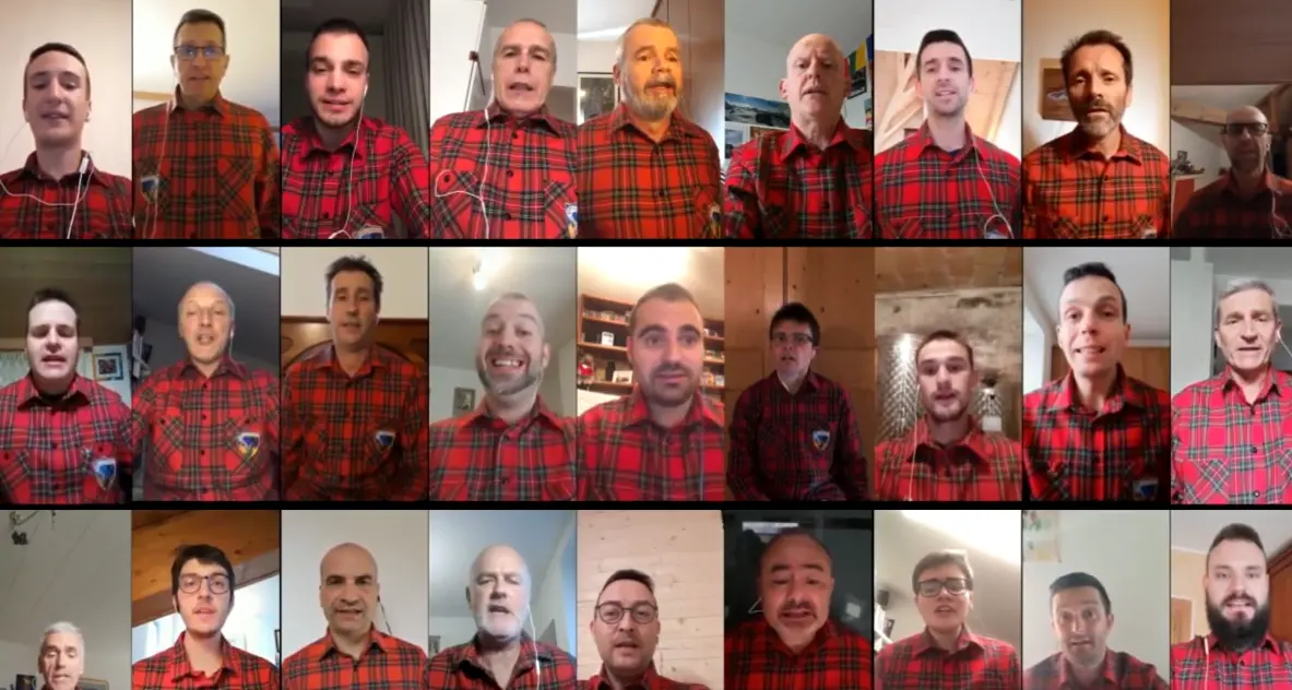 Il coro Genzianella ci ha preso gusto Ecco \"L'Inno al Trentino\"