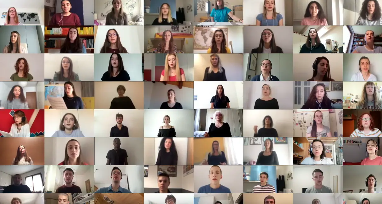 I Minipolifonici e il Coro a bocca chiusa insieme in un bellissimo video