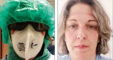 Michela, in trincea al Covid-center di Rovereto: «Come soldati a difesa dei nostri malati»