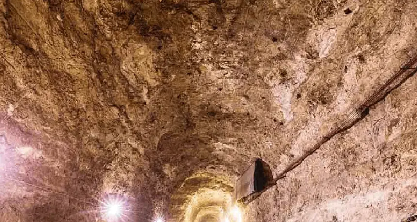Anche le bottiglie di Trentodoc nelle celle sottoterra