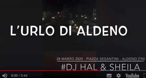 Ecco a voi l'Urlo di Aldeno tutto il paese unito in VIDEO per un messaggio di speranza