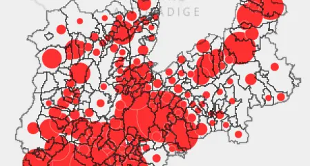 Cambierà la registrazione dei casi positivi: la mappa aggiornata comune per comune