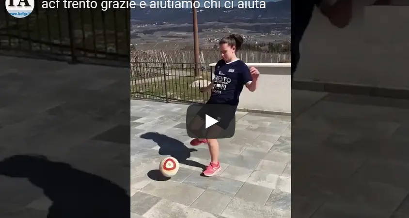 Palleggi in casa e sul balcone