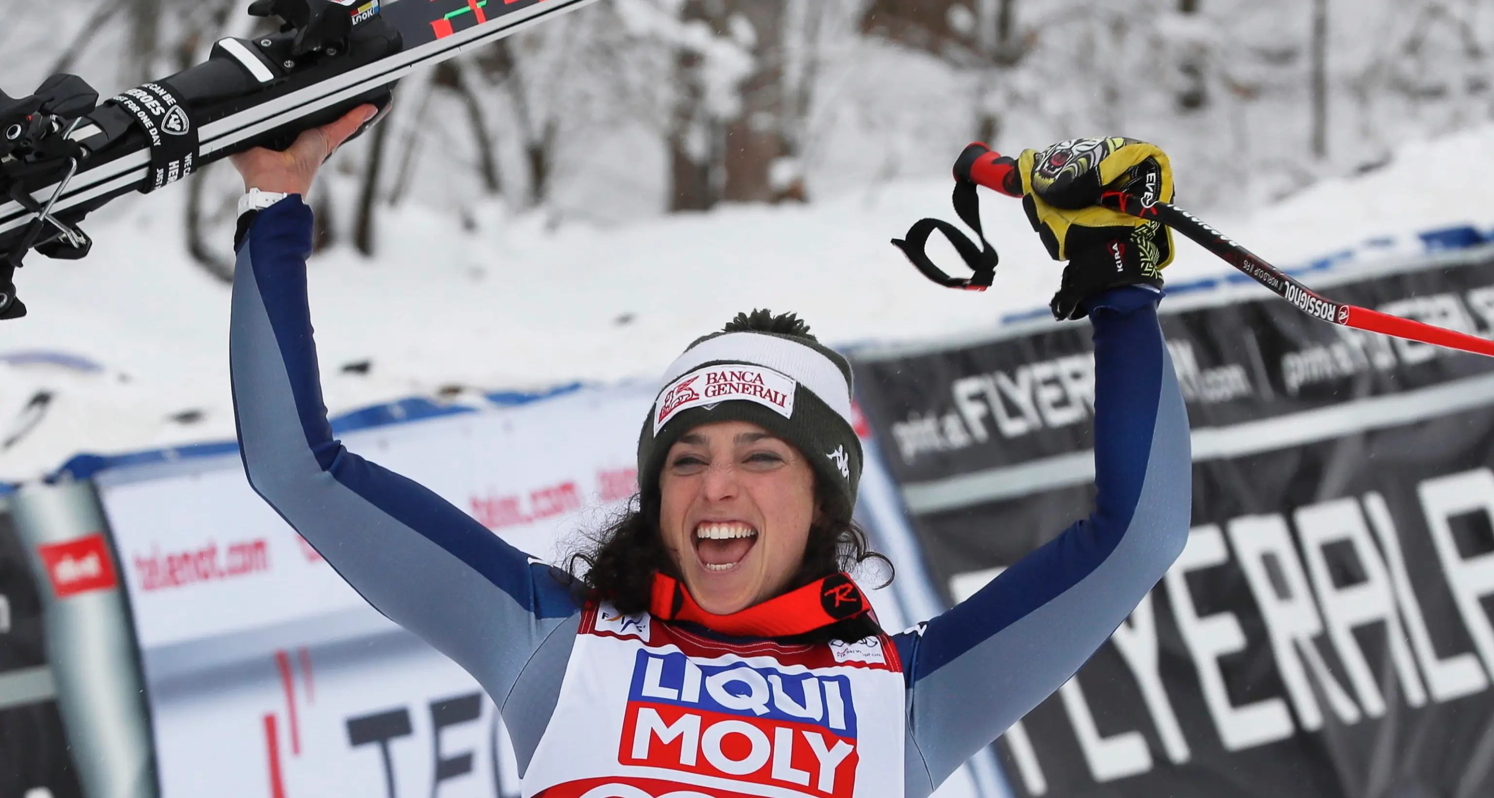 Brignone ha vinto la Coppa del Mondo di combinata