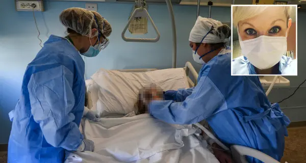 Mamma di 5 figli, infermiera in prima linea