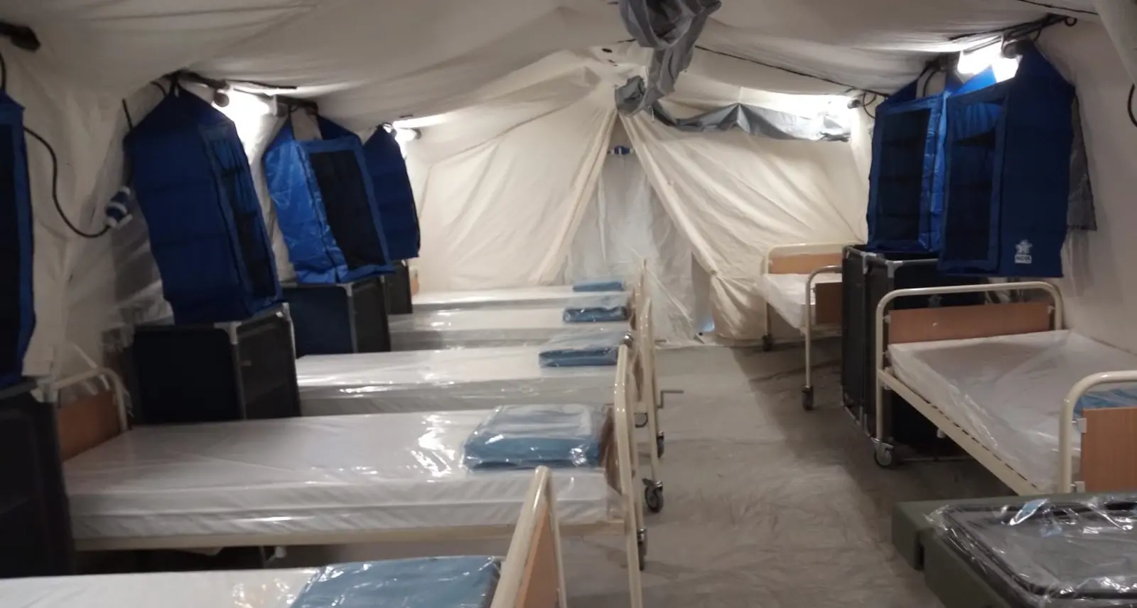 Coronavirus: il Trentino si prepara a numeri più alti E' stato allestito a Marco un ospedale da campo dopo aver poternziato i posti letto in Rianimazione