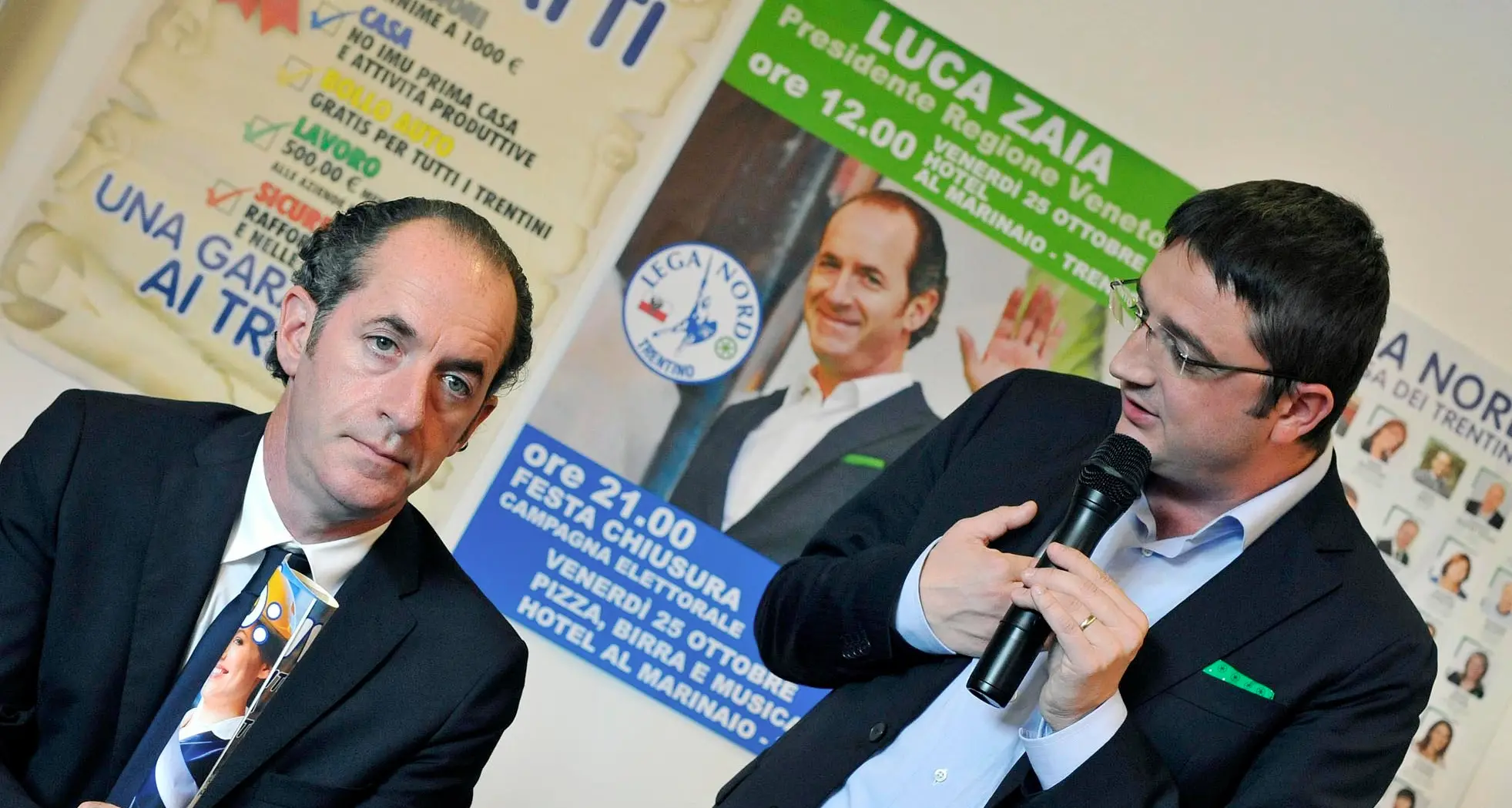 Zaia: «Stop obbligo mascherine» e un'ora dopo anche Fugatti annuncia «se si può, revocheremo»