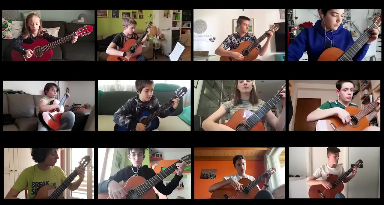 Dai Minipolifonici in casa ecco 12 chitarristi scatenati e il loro video in #lockdown