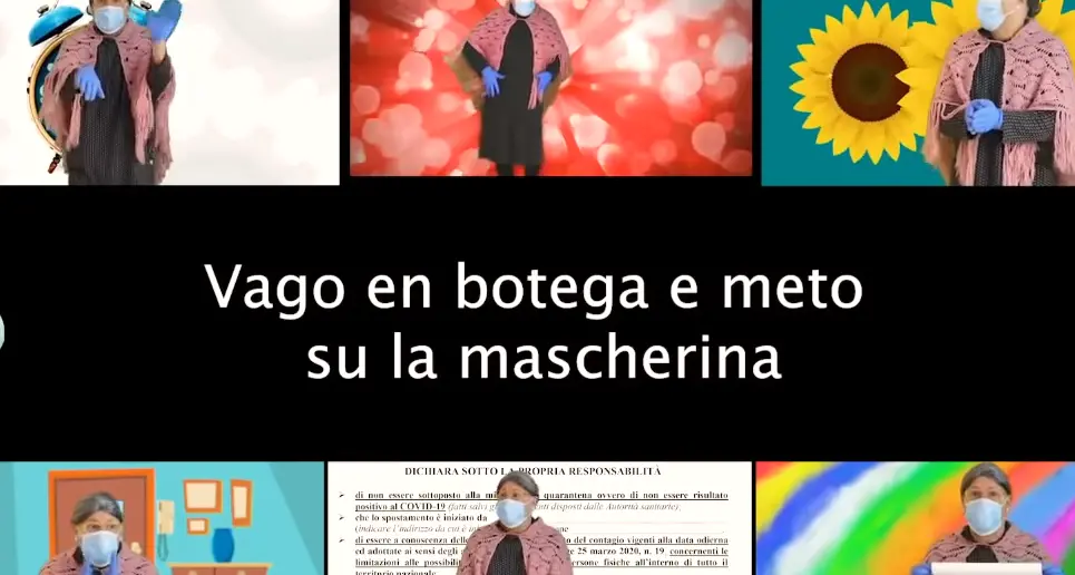 Nonna Nunzia e la mascherina... Ecco il tormentone della #fase2