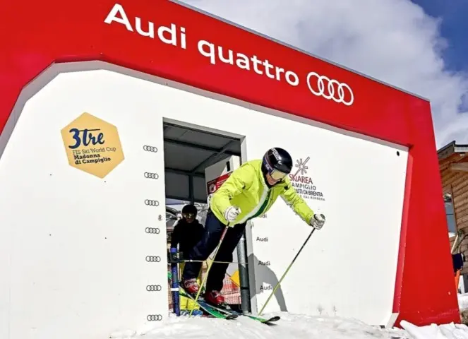 sci alpino Ingemar Stenmark a Madonna di Campiglio