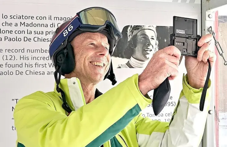 sci alpino Ingemar Stenmark a Madonna di Campiglio