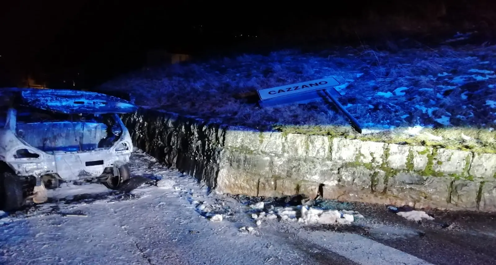 Brentonico, terribile incidente nella notte