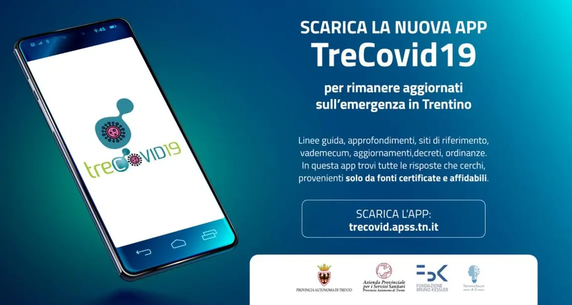 TreCovid19: una app per i cittadini positivi e le persone in isolamento