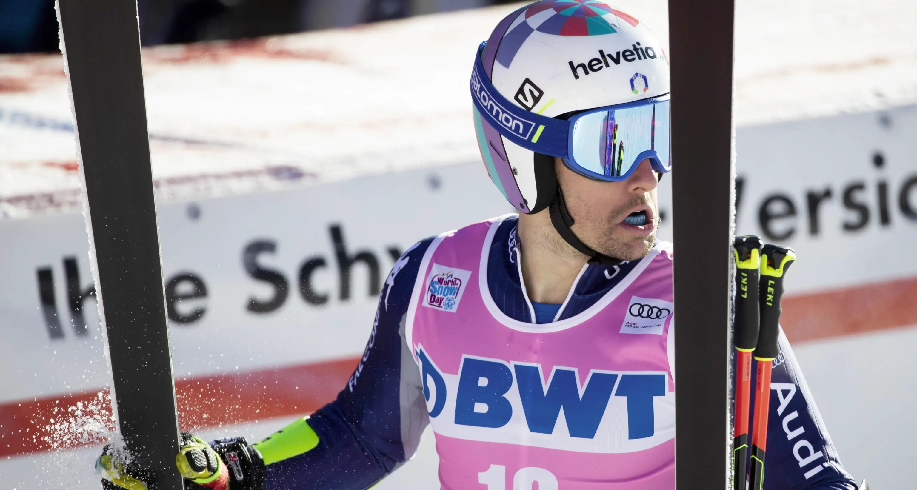 Sci: De Aliprandini fuori nella seconda manche sfuma il sogno ad Adelboden