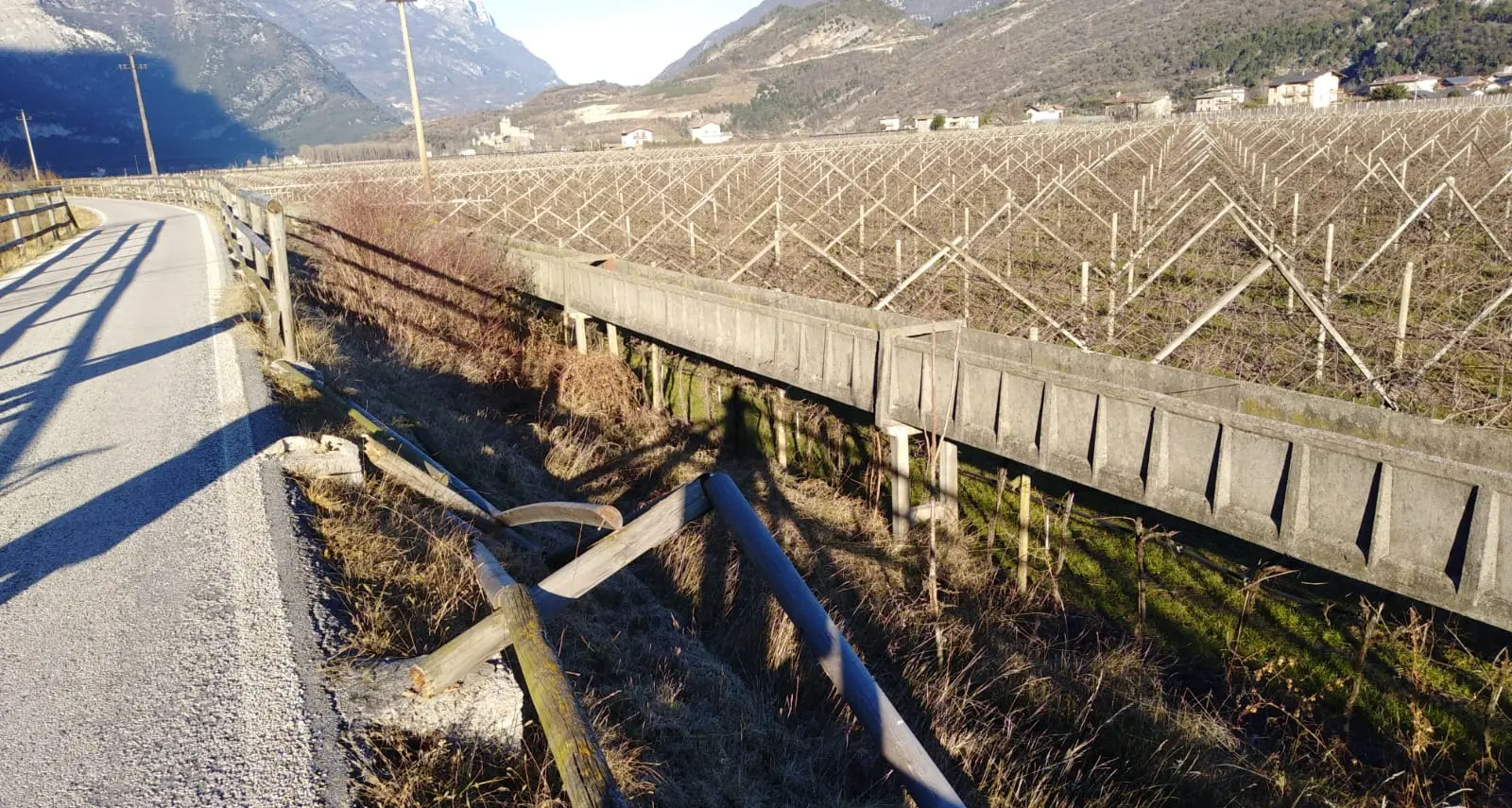 Pergolese: vandali in azione sulla pista ciclabile per Pietramurata