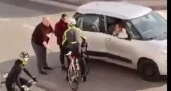 Sequela di bestemmie e insulti per strada a Mezzolombardo nella lite dell'automobilista con i ciclisti