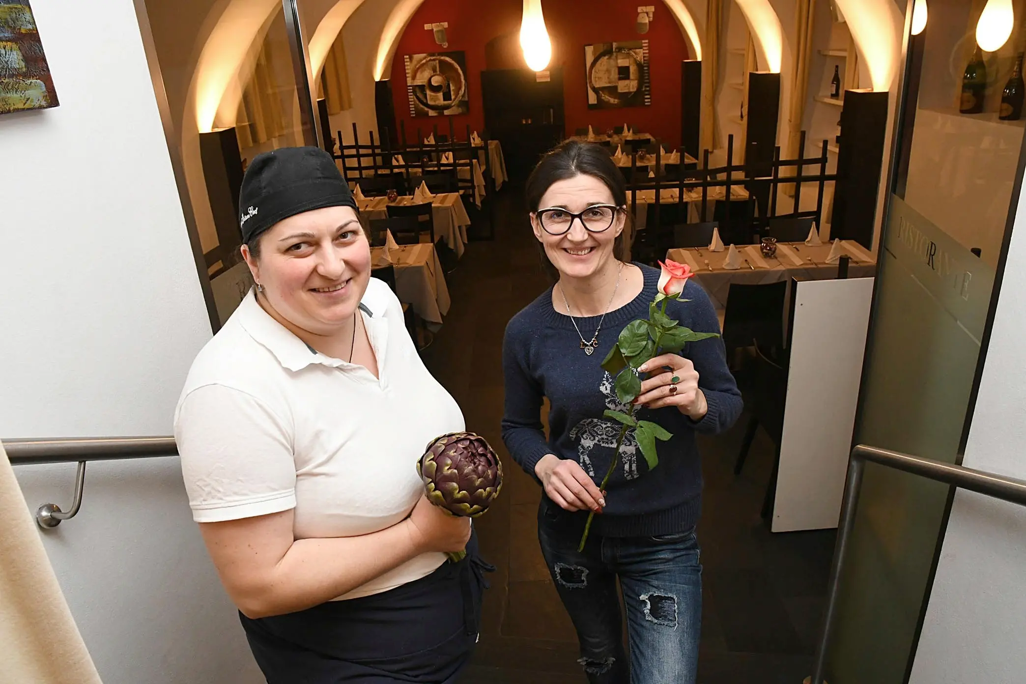 IOANA CERNUCA LAVINIA SOPONAR TENNET'S SUPER CUCINA ROMANA NUOVE GESTIONI DI RISTORANTI TRENTO 10 FEBBRAIO 2020 FOTO PAOLO PEDROTTI
