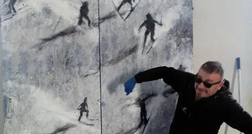 La mostra con un solo quadro: oggi inaugura al bar Barrio di Trento «Only One» con Facchinelli