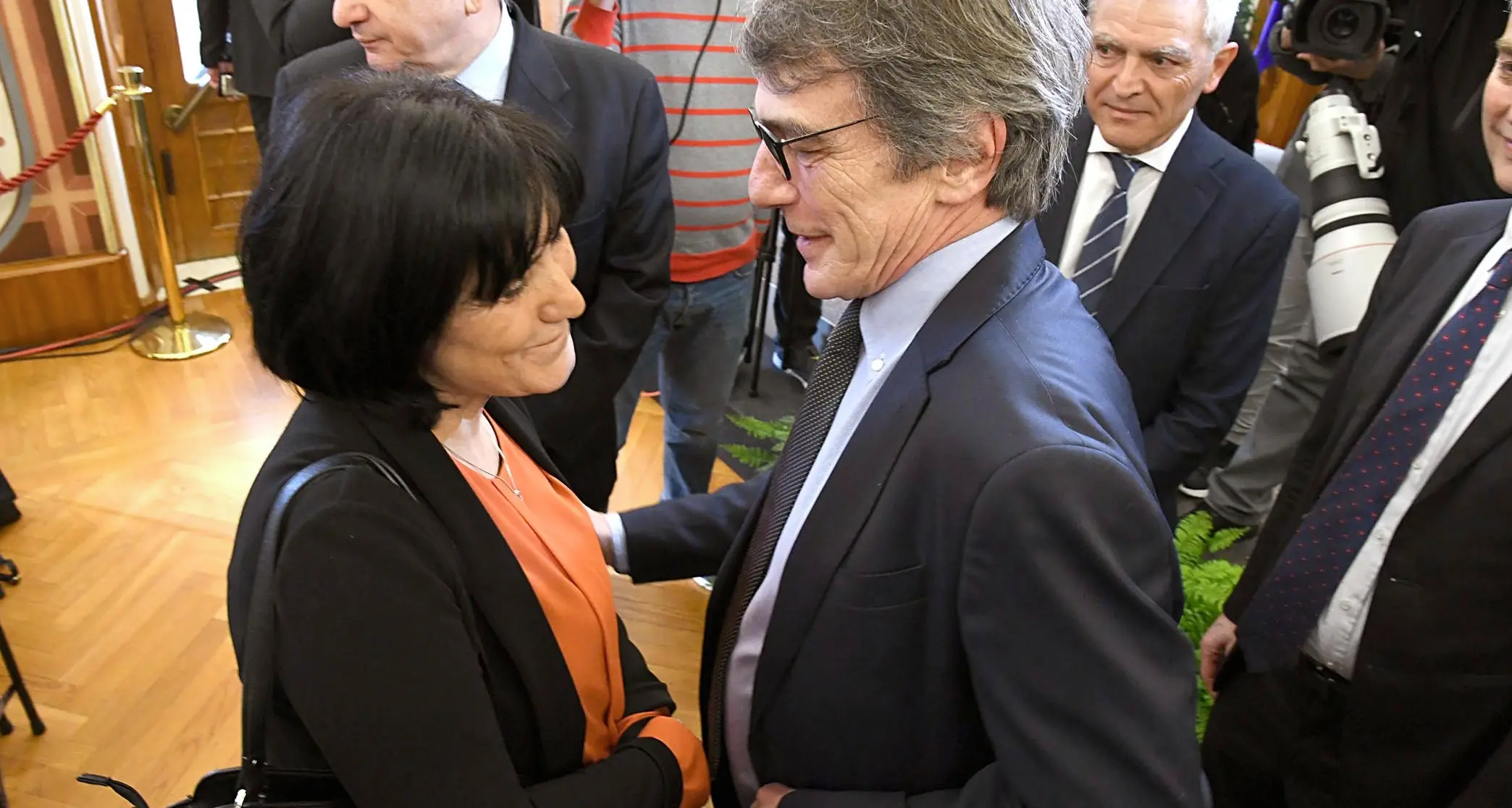 Sassoli: «Megalizzi è il simbolo dell'Europa che vogliamo»