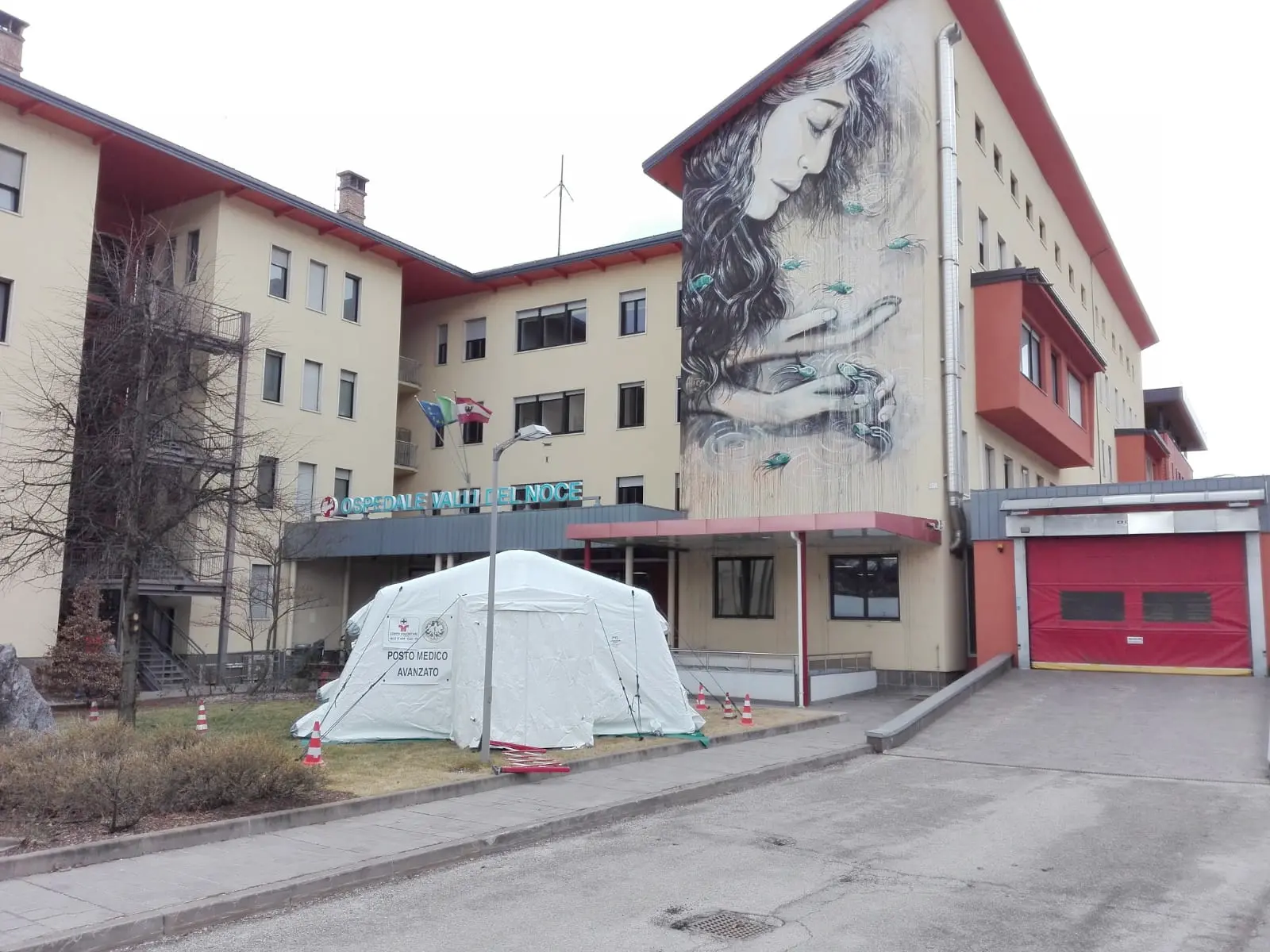 Ospedale Cles per Coronavirus