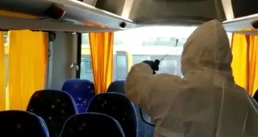 Trentino Trasporti disinfetta corriere, bus ed anche i treni. Scuole riaperte? Si decide più avanti