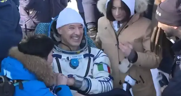 La Soyuz atterra in Kazakhstan AstroLuca è tornato sulla Terra