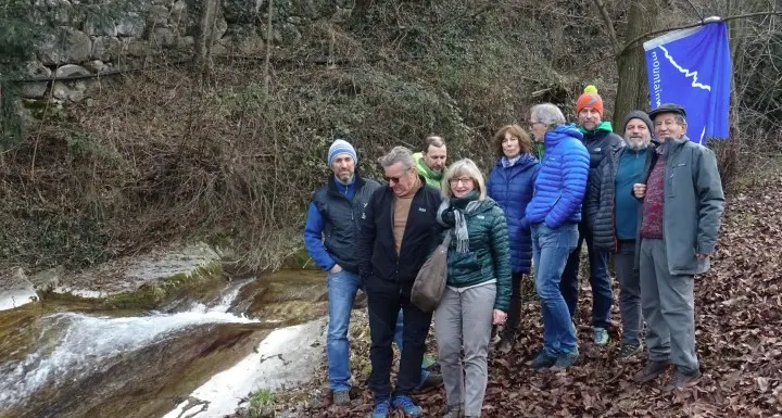 Mattarello: sul rio Stolzano la \"protesta dei pesci di fiume\" per difendere la biodiversità