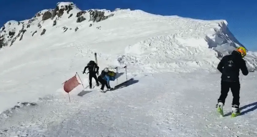 Al Presena 6 sotto zero ed un vento gelido da Nord a 90 chilometri l'ora - VIDEO