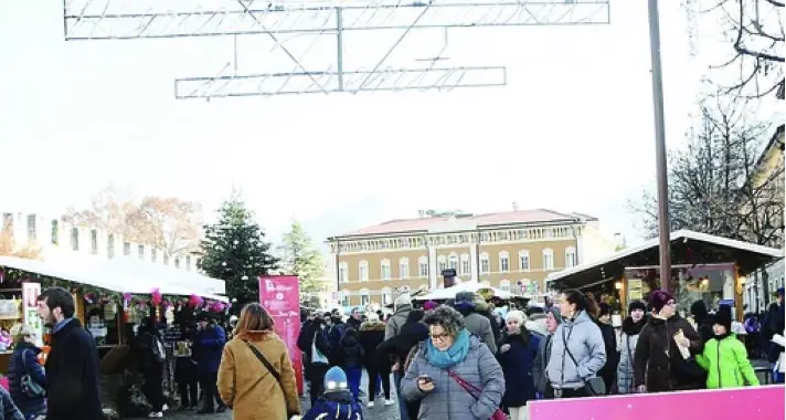 Mercatini di Natale e fiera: presenze in calo del 30%