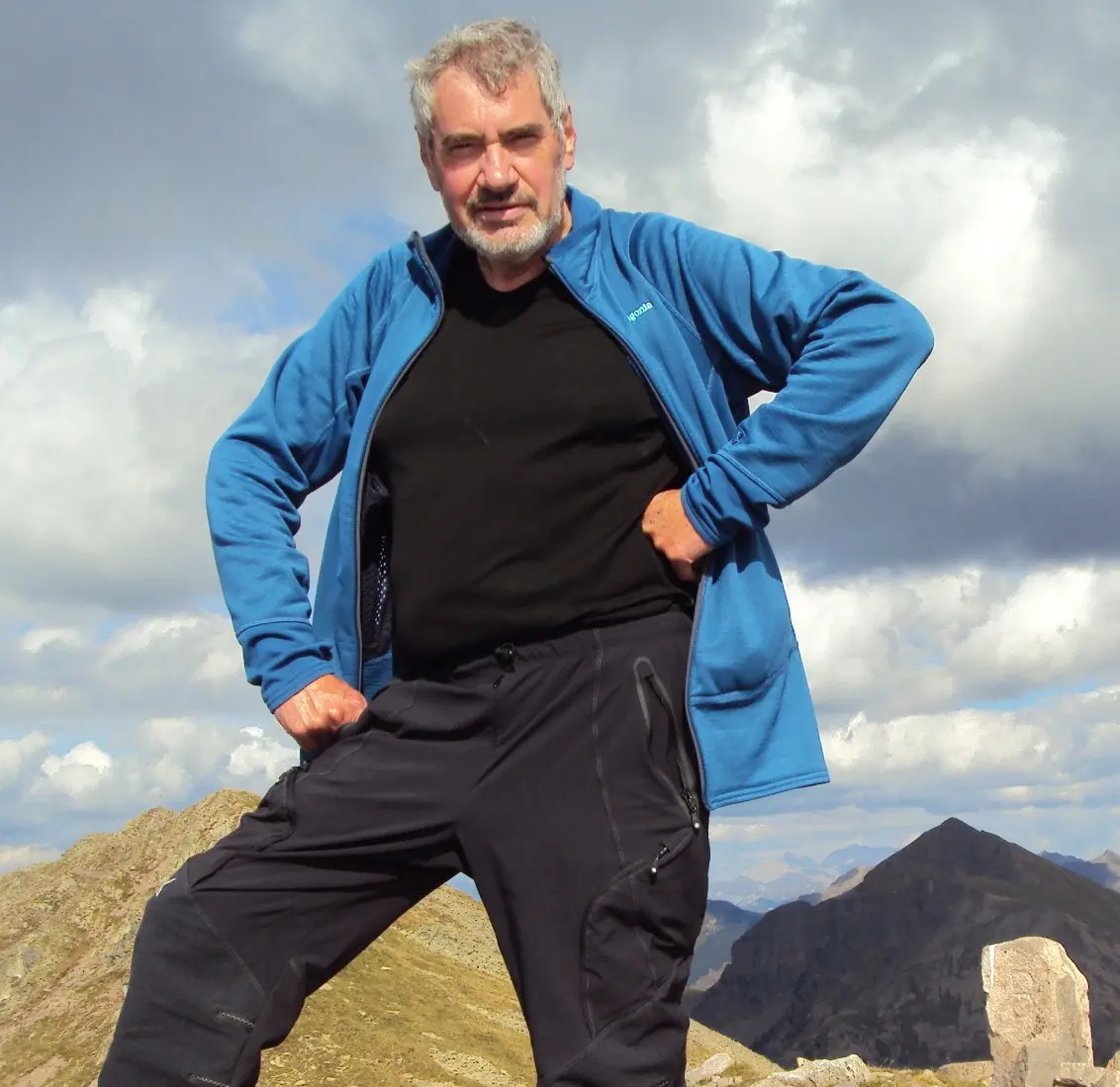 Mario Cerato sul Rujoch