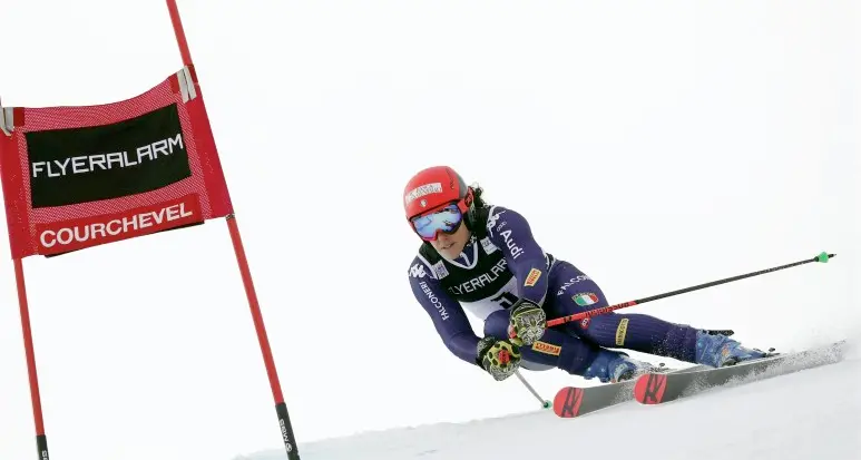 Federica Brignone da urlo Vince il gigante di Courchevel