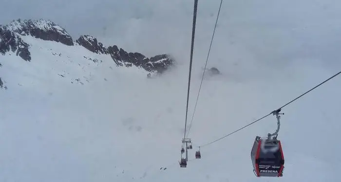 Val di Sole: sabato aprono le piste da sci sul ghiacciaio Presena