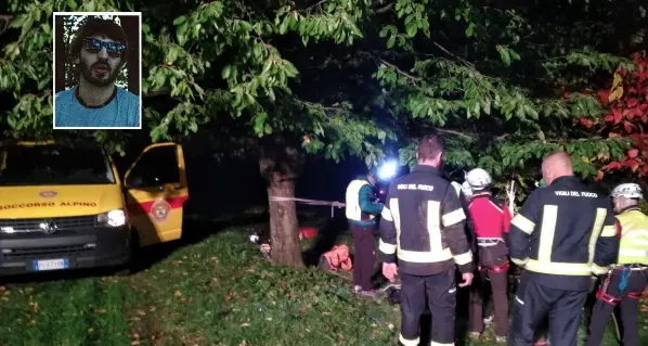 Non ce l'ha fatta Federico Goller, 29 anni Era scivolato lungo la ferrata Sallagoni