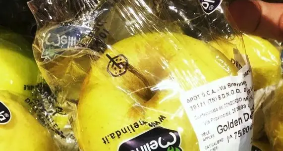 Mele Melinda imbustate una a una L'attacco di \"Fridays for Future\": «A parole sono per l'ambiente, ma...»