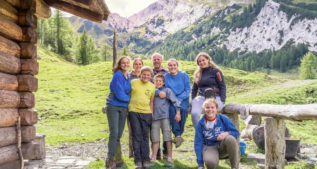 La famiglia Mussi sulle Ande