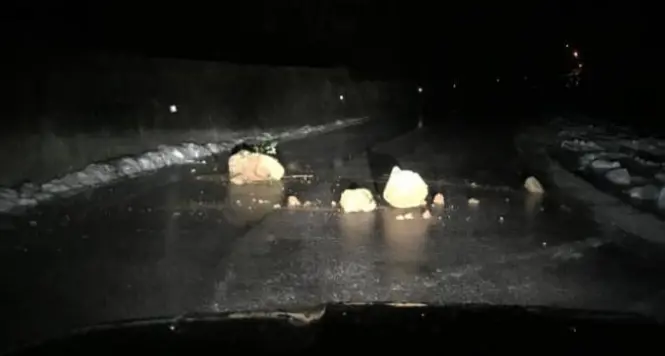 Chiusa per frana la strada tra Campodenno e Lover