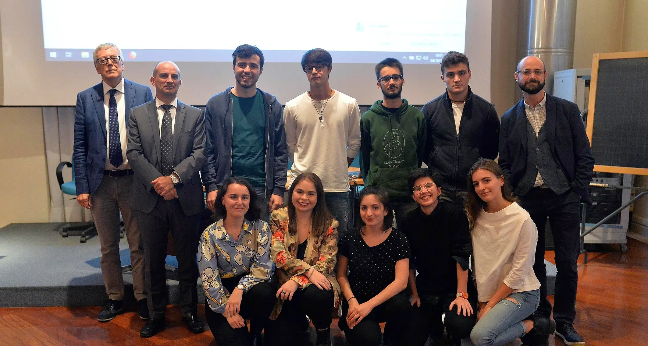 La consegna dei diplomi di maturità al liceo Prati