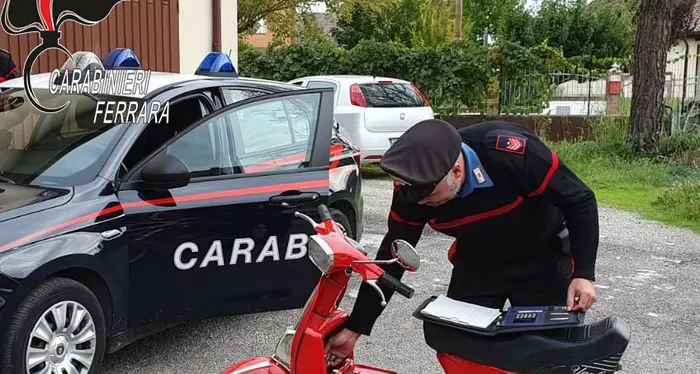 Ritrovata una Vespa rubata 28 anni fa
