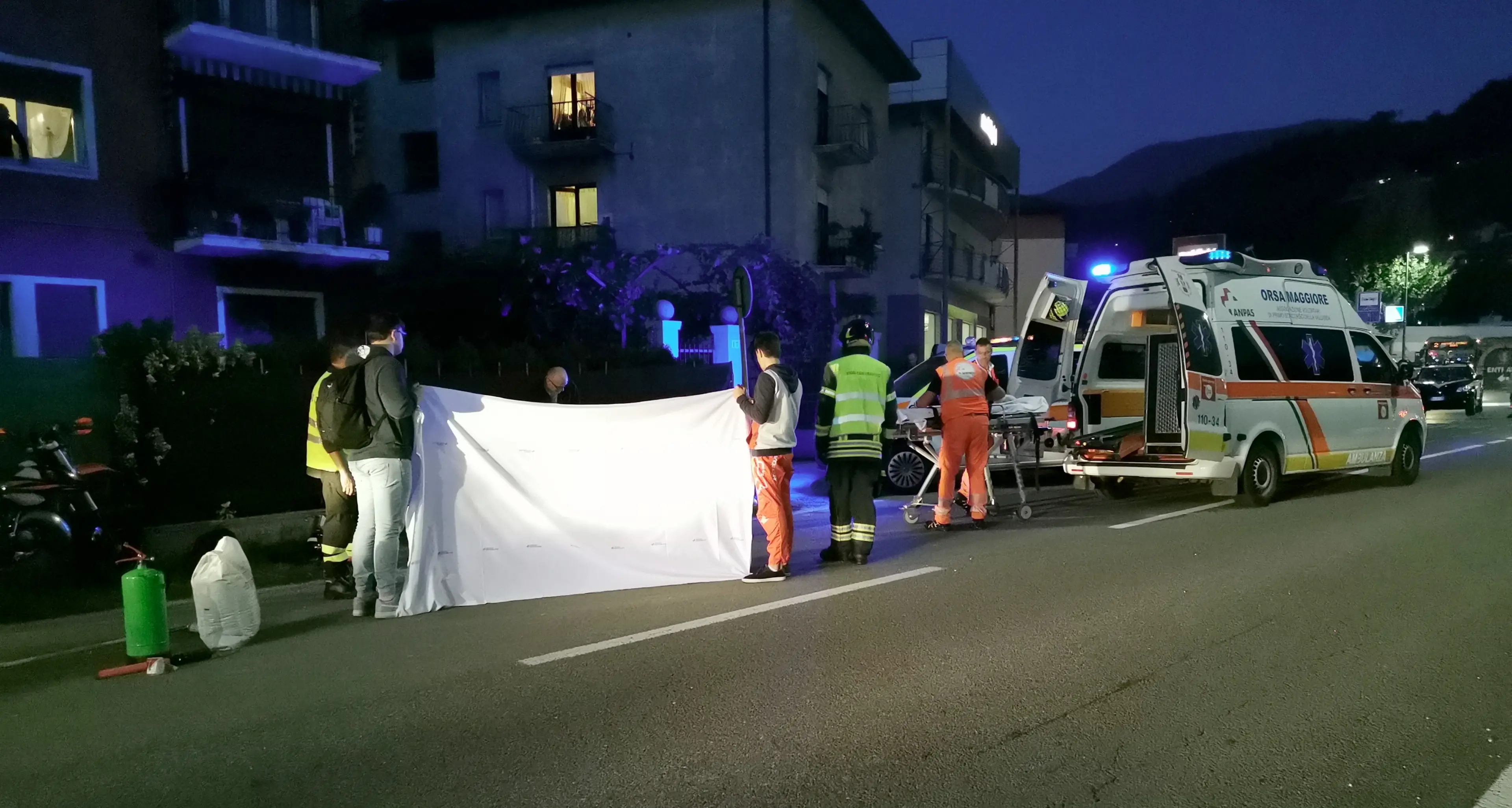 Rovereto: 17enne cade in moto Ricoverato in gravi condizioni