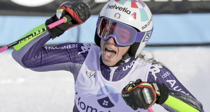 Trionfo azzurro in gigante Vince Bassino davanti a Brignone